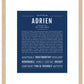 Frame Options | Midnight Blue | Maple Frame, Matted