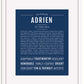 Frame Options | Midnight Blue | White Frame, Matted