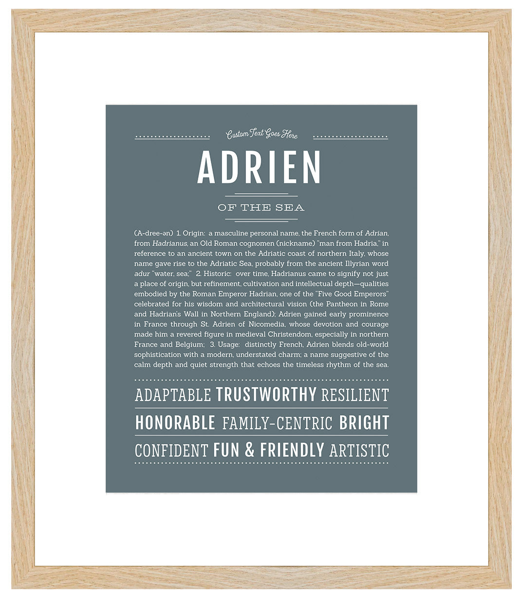 Frame Options | Night Rendezvous | Maple Frame, Matted
