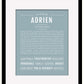 Frame Options | Powder Blue | Black Frame, Matted