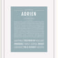 Frame Options | Powder Blue | White Frame, Matted