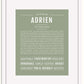 Frame Options | Sage | White Frame, Matted