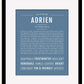 Frame Options | Steele Blue | Black Frame, Matted