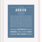 Frame Options | Steele Blue | White Frame, Matted