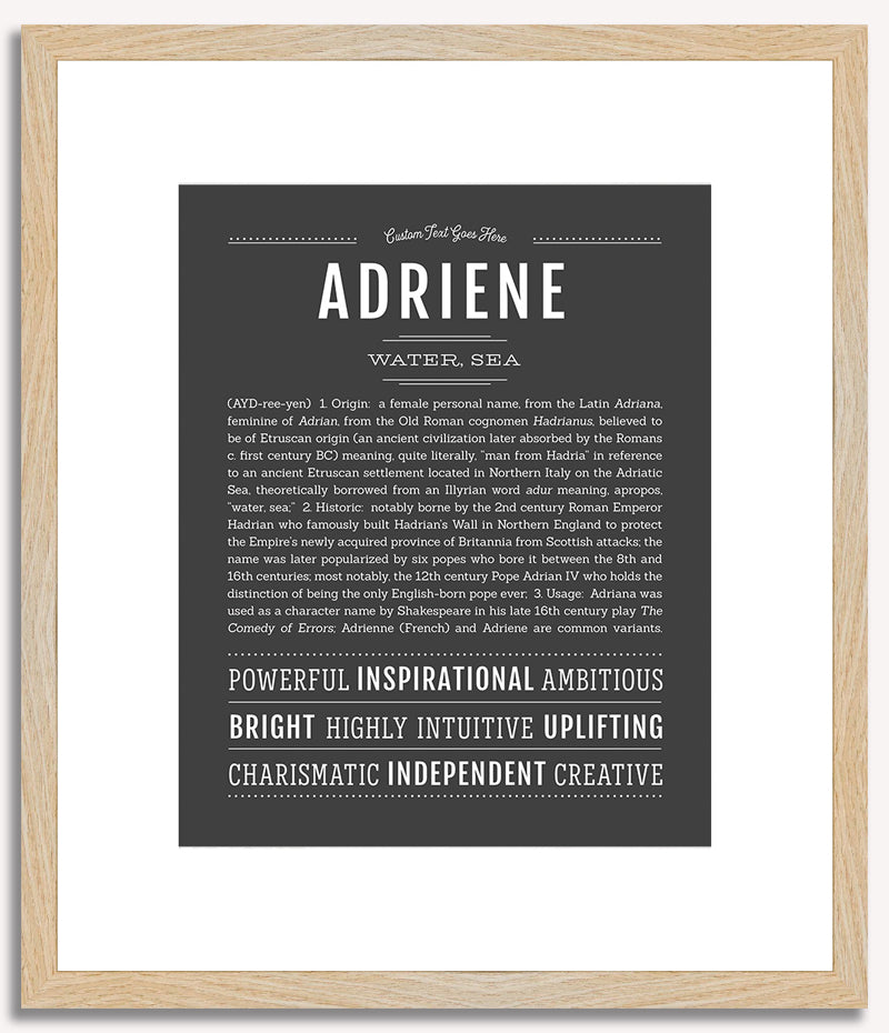 Adriene | Name Art Print