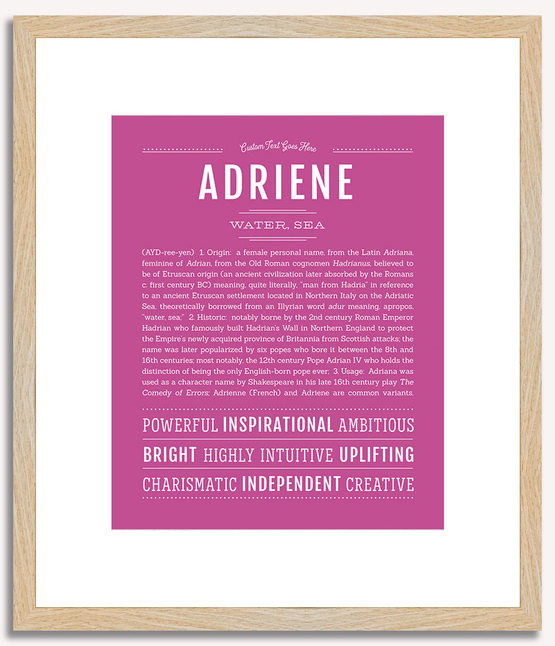 Adriene | Name Art Print