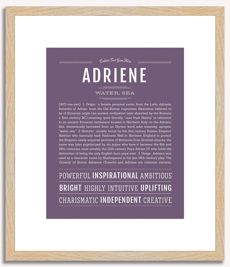 Adriene | Name Art Print