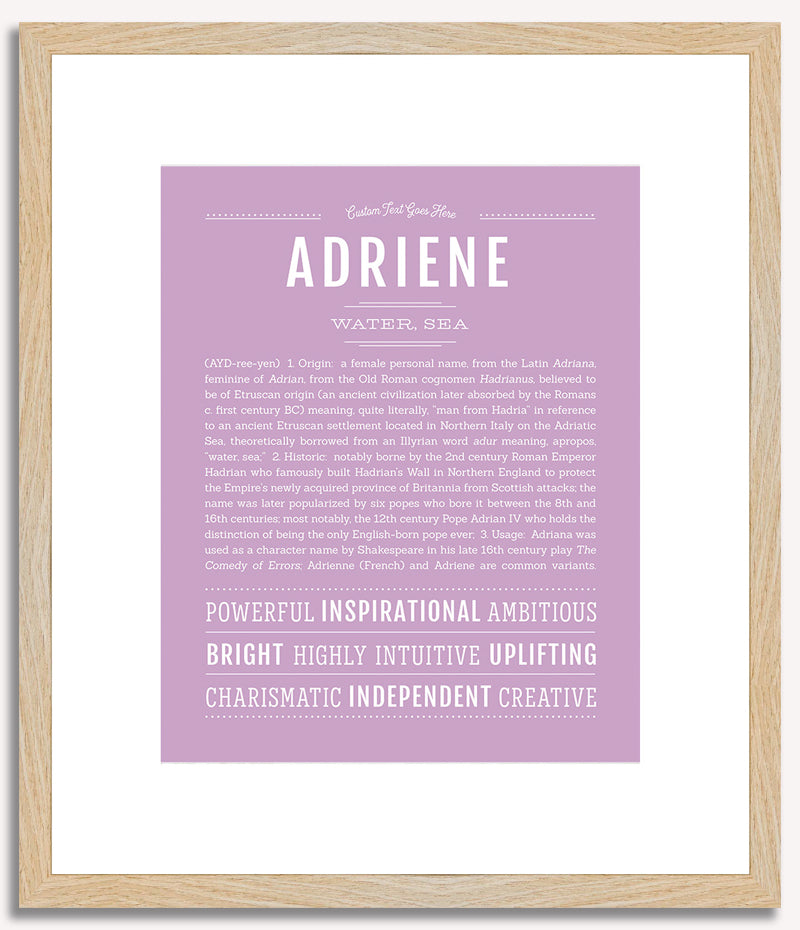 Adriene | Name Art Print