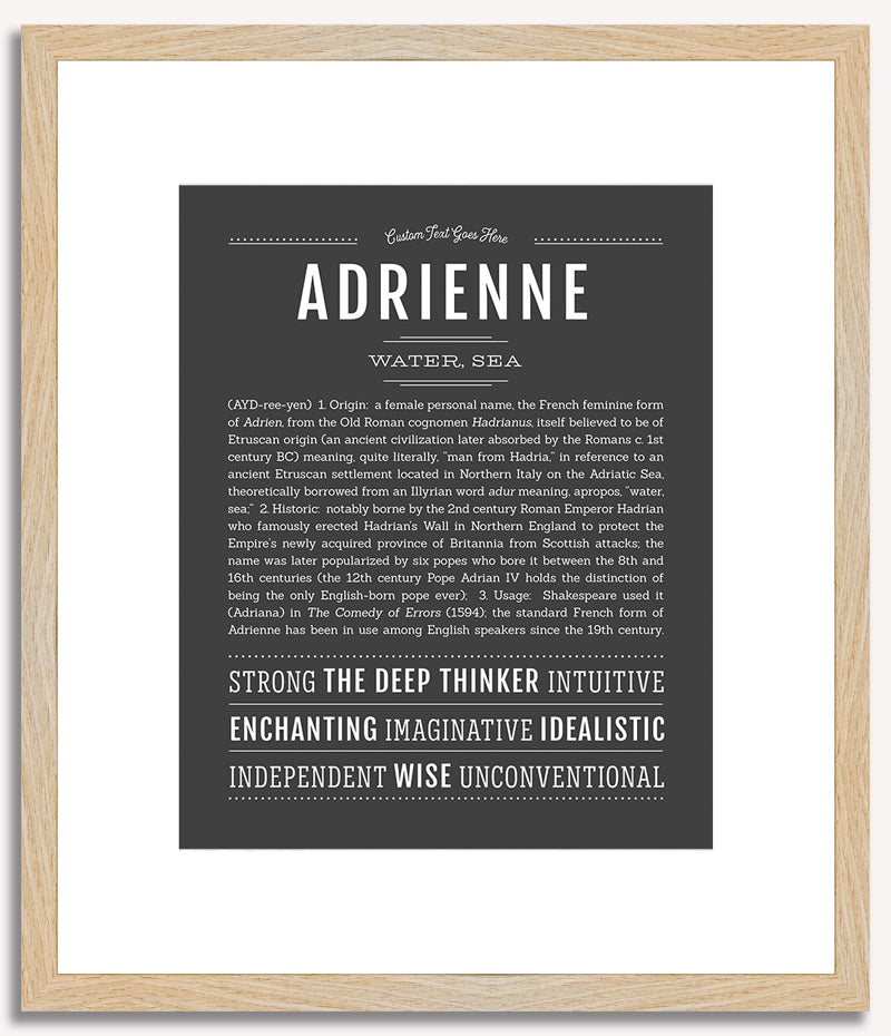 Adrienne | Name Art Print