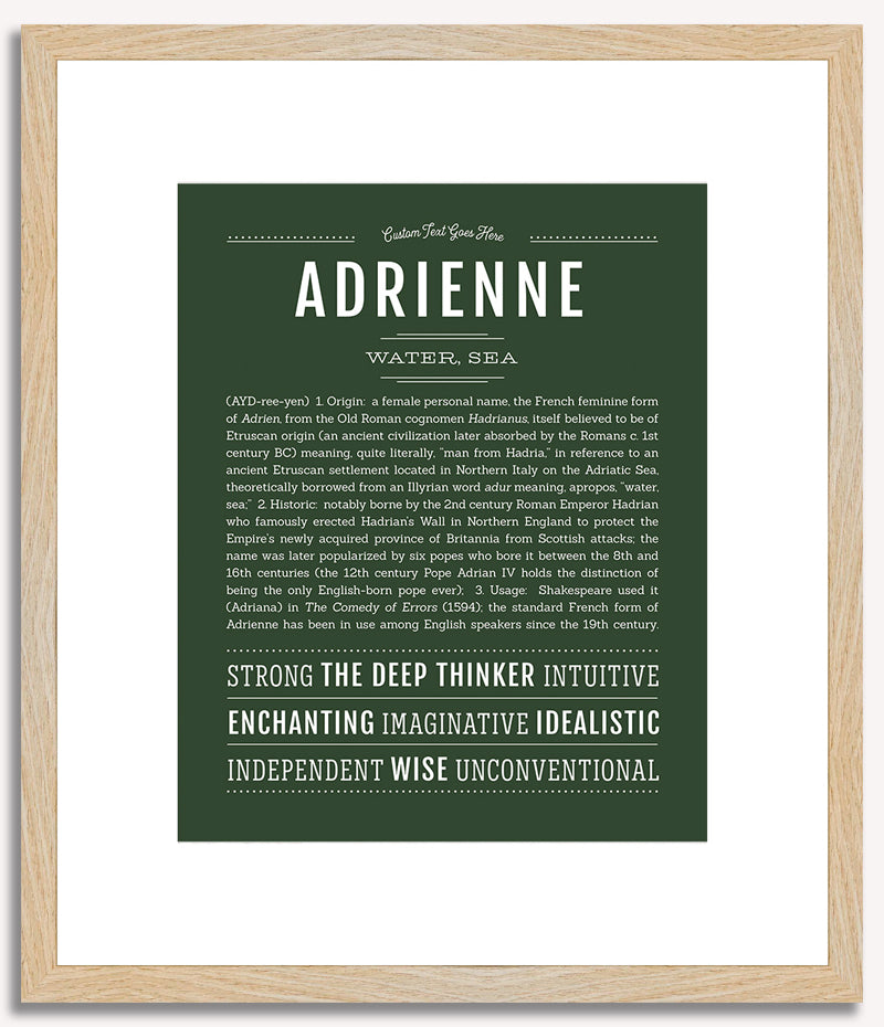 Adrienne | Name Art Print