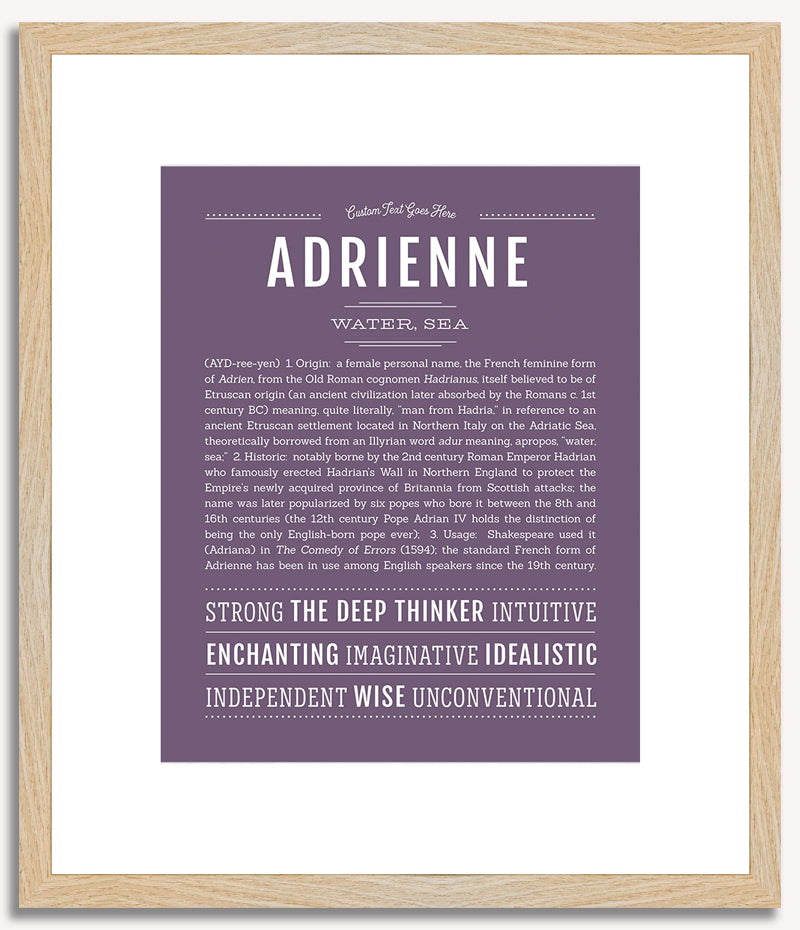 Adrienne | Name Art Print