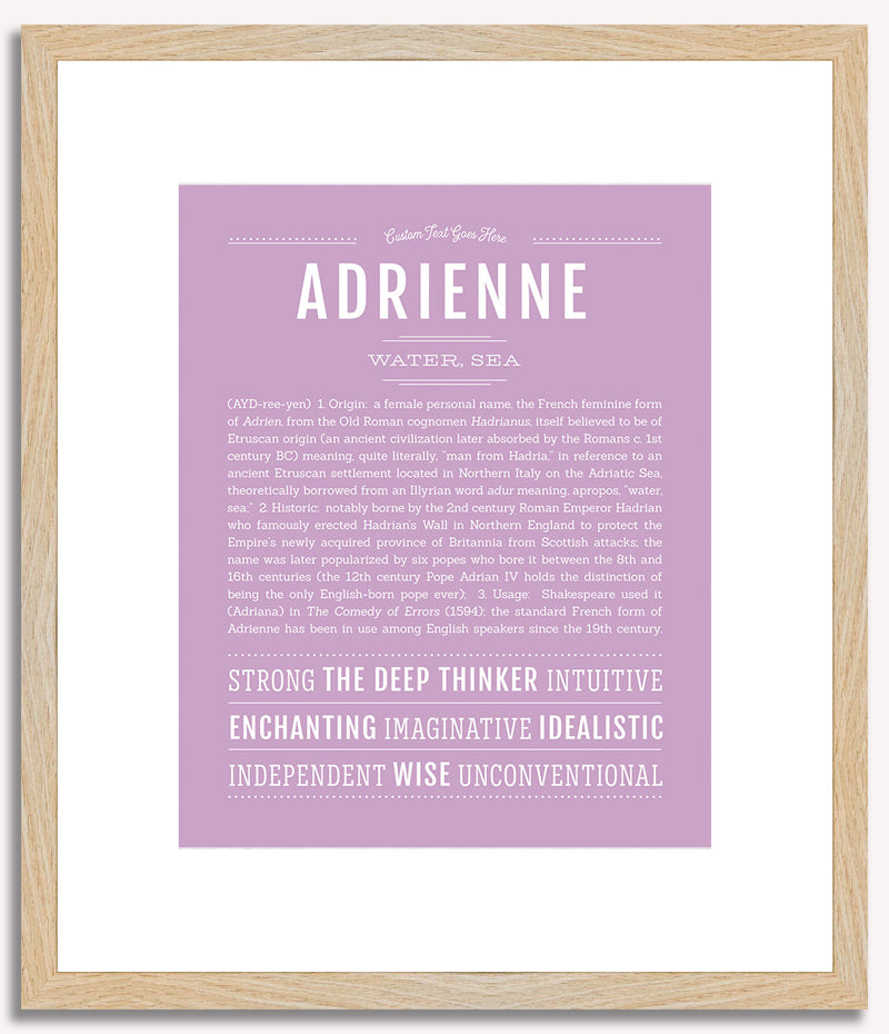 Adrienne | Name Art Print