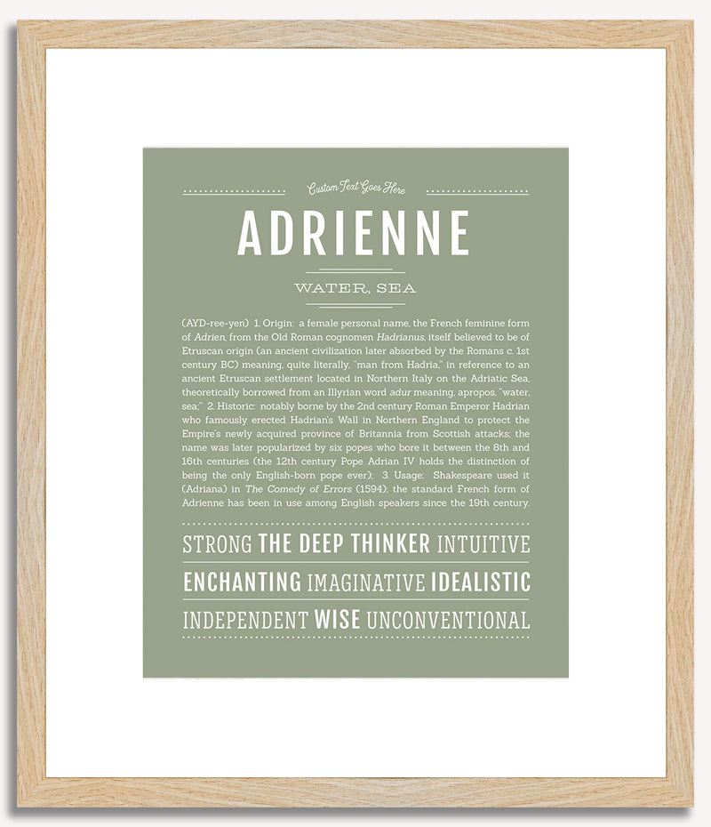 Adrienne | Name Art Print