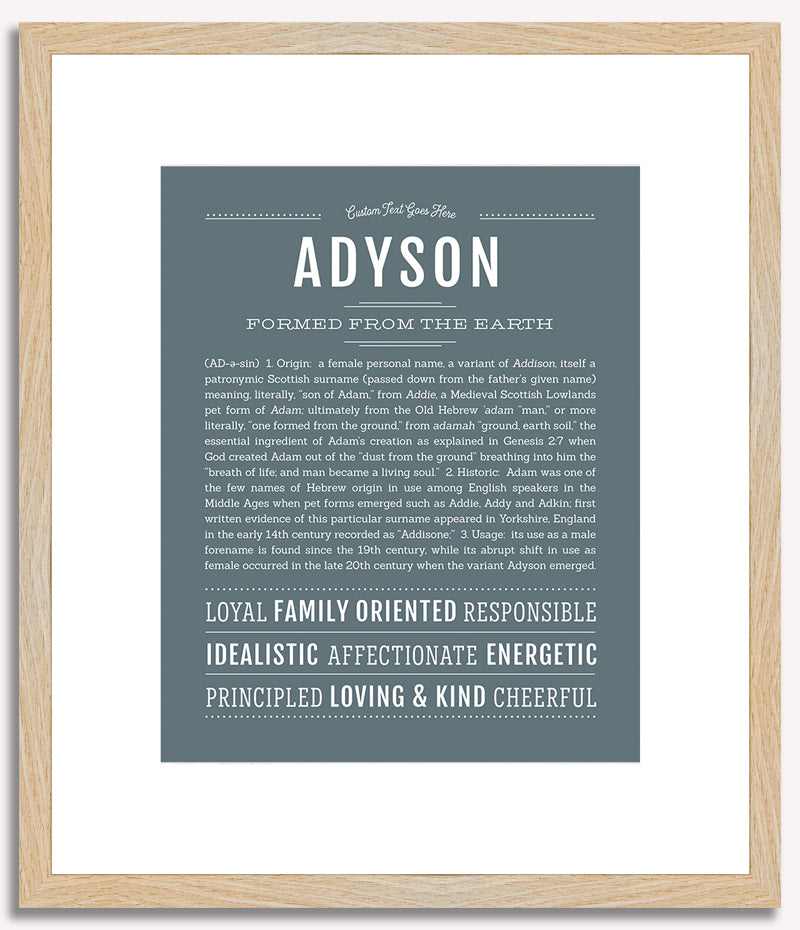 Adyson | Name Art Print