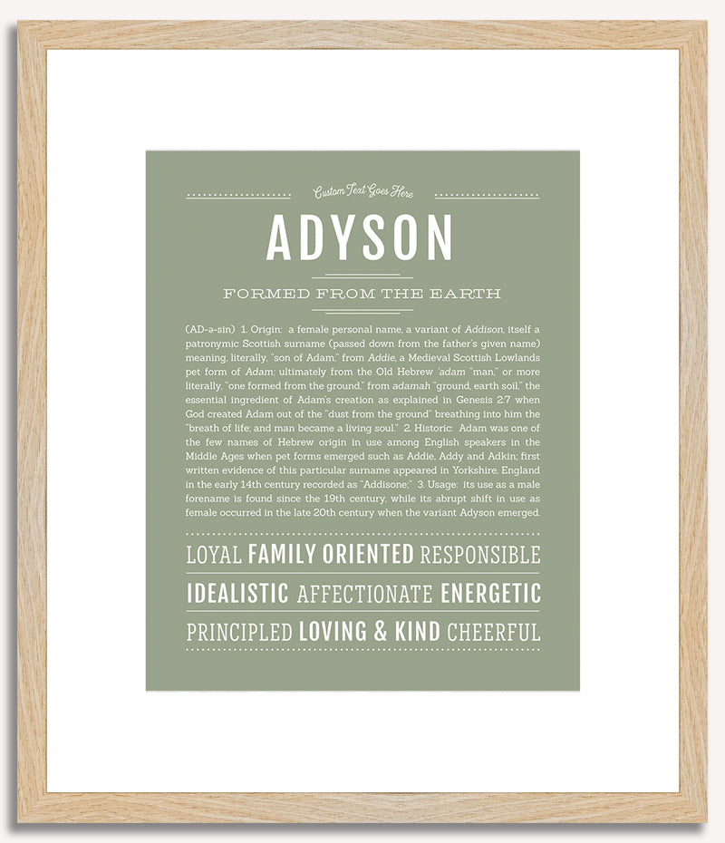 Adyson | Name Art Print