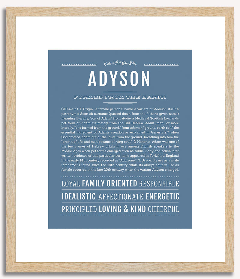 Adyson | Name Art Print