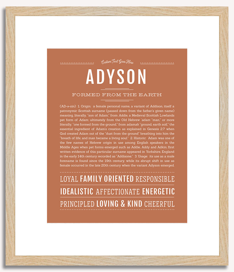 Adyson | Name Art Print