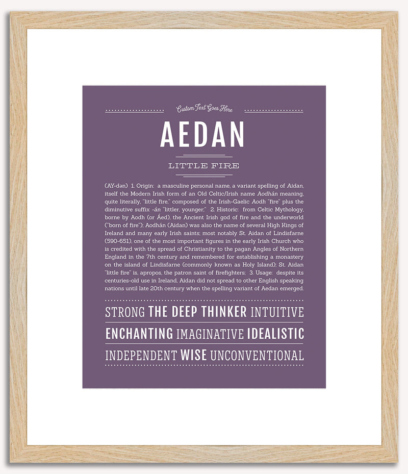 Aedan | Name Art Print