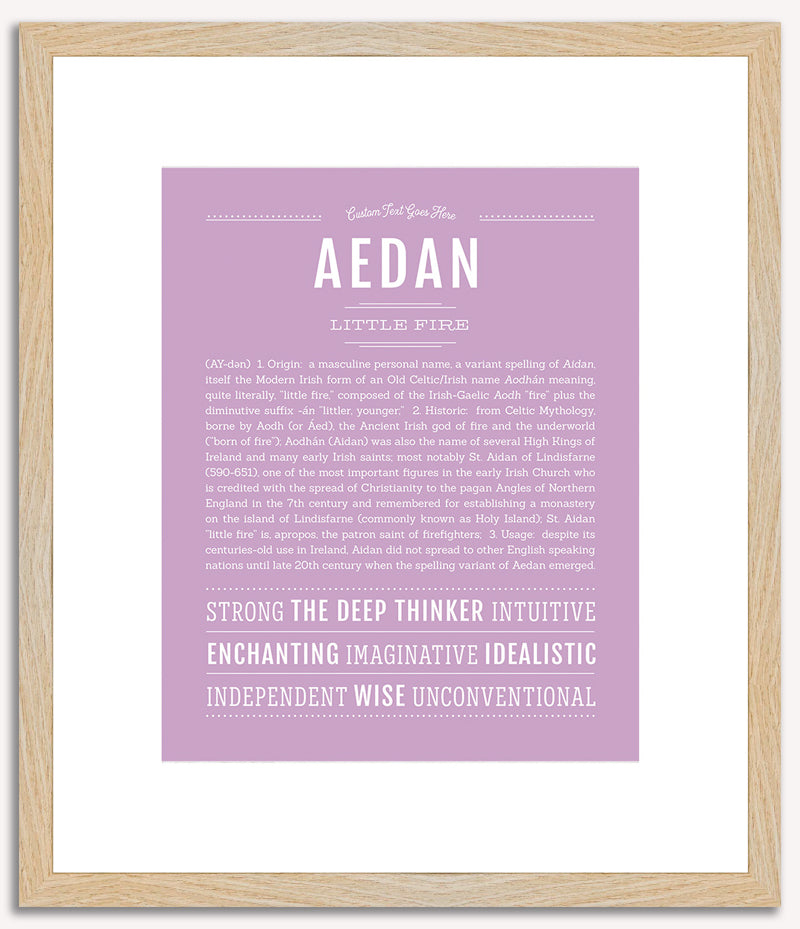 Aedan | Name Art Print