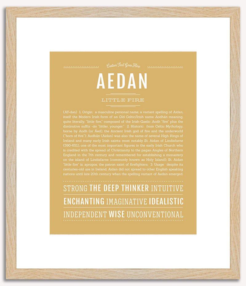 Aedan | Name Art Print