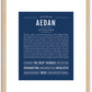 Aedan | Name Art Print