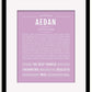 Frame Options | Lilac | Black Frame, Matted