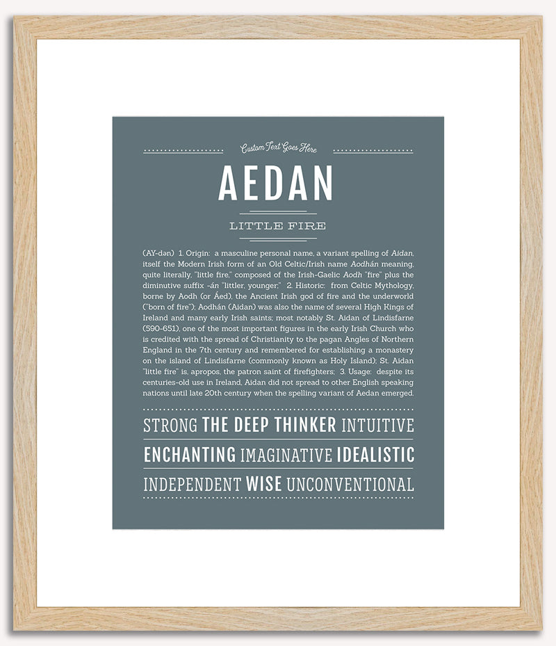 Aedan | Name Art Print