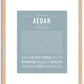 Aedan | Name Art Print