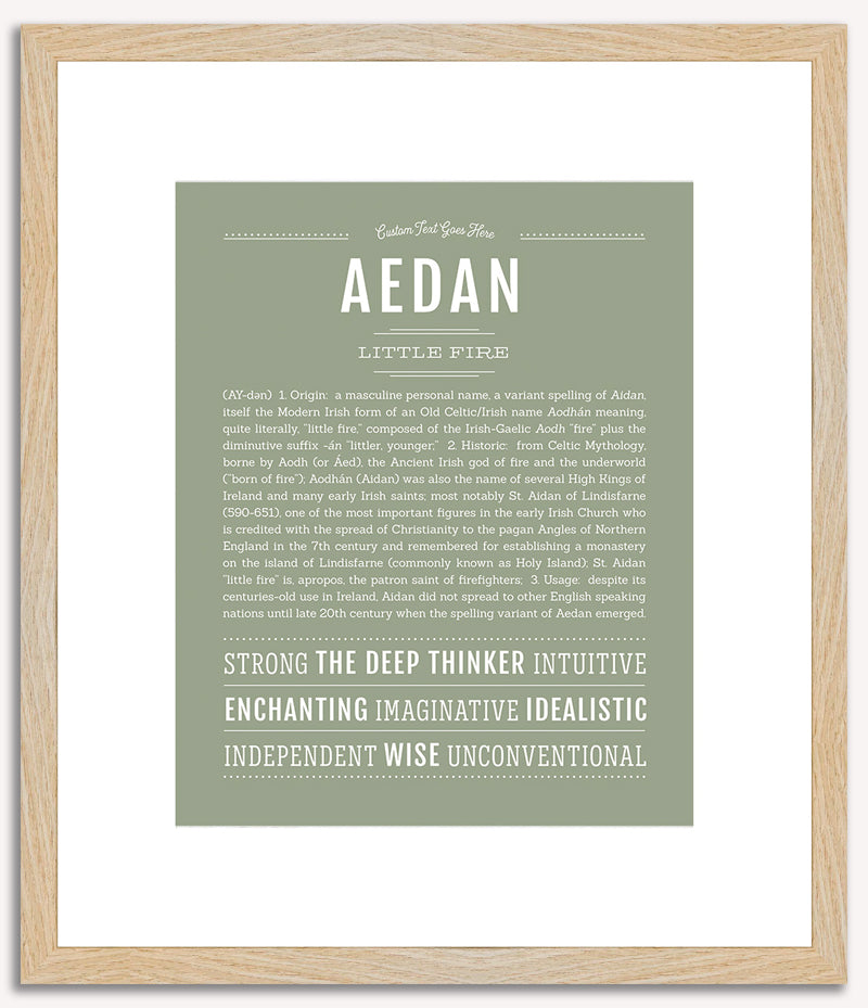 Aedan | Name Art Print