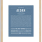 Aedan | Name Art Print