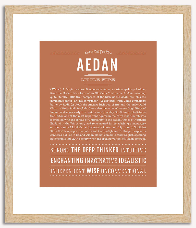 Aedan | Name Art Print