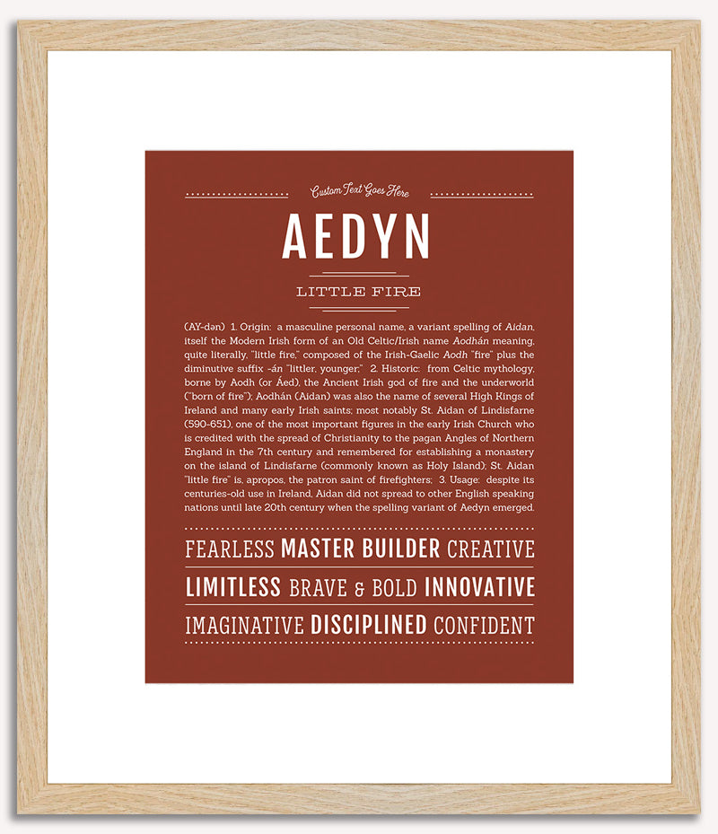 Aedyn | Name Art Print