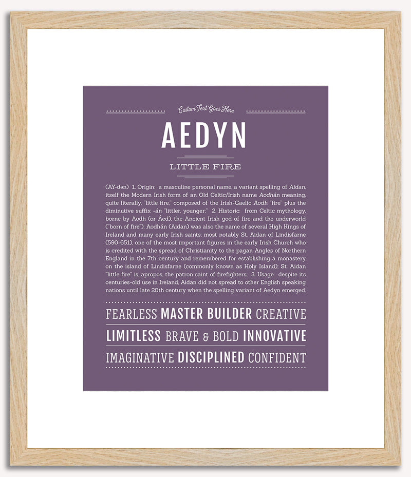 Aedyn | Name Art Print