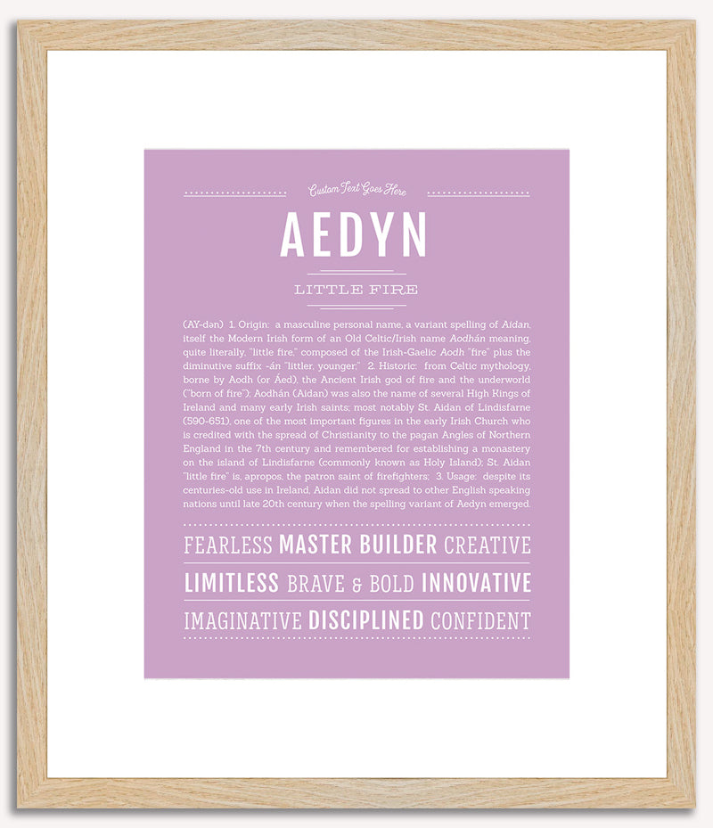 Aedyn | Name Art Print