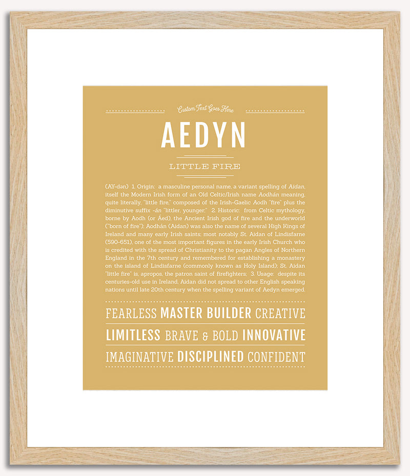 Aedyn | Name Art Print