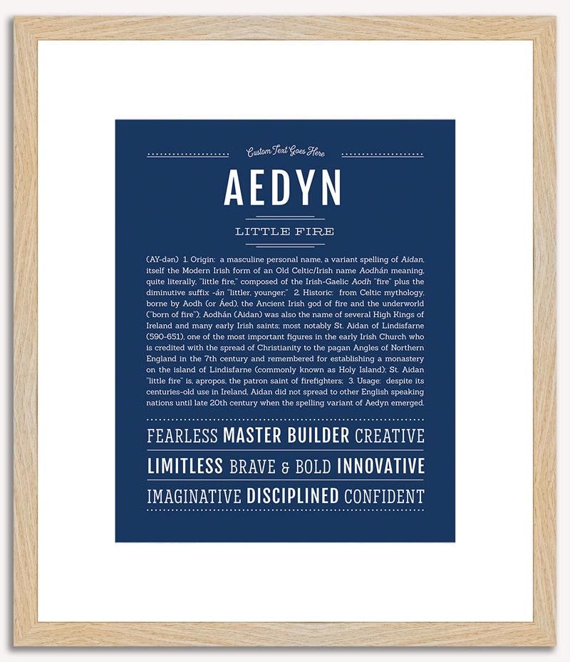 Aedyn | Name Art Print