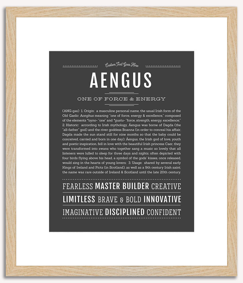 Aengus | Name Art Print