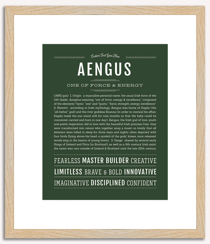 Aengus | Name Art Print