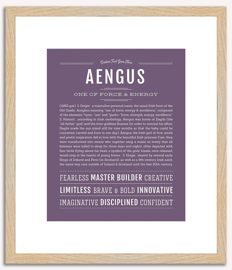 Aengus | Name Art Print