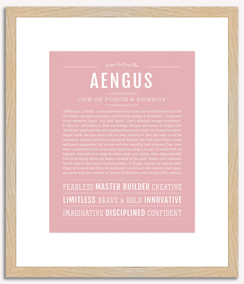 Aengus | Name Art Print