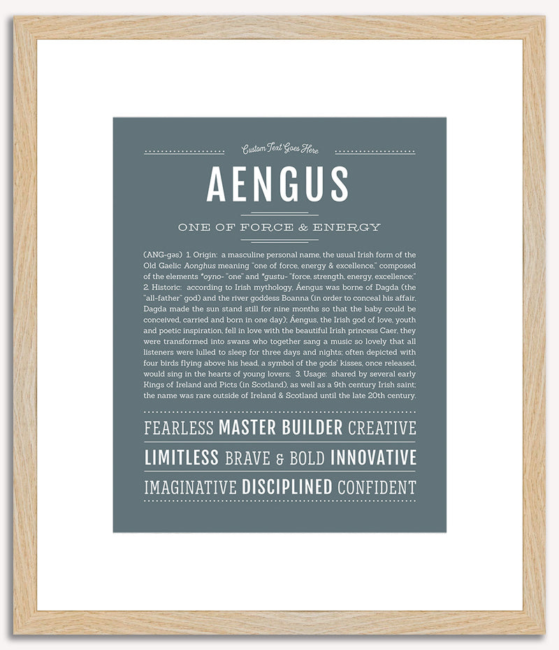 Aengus | Name Art Print