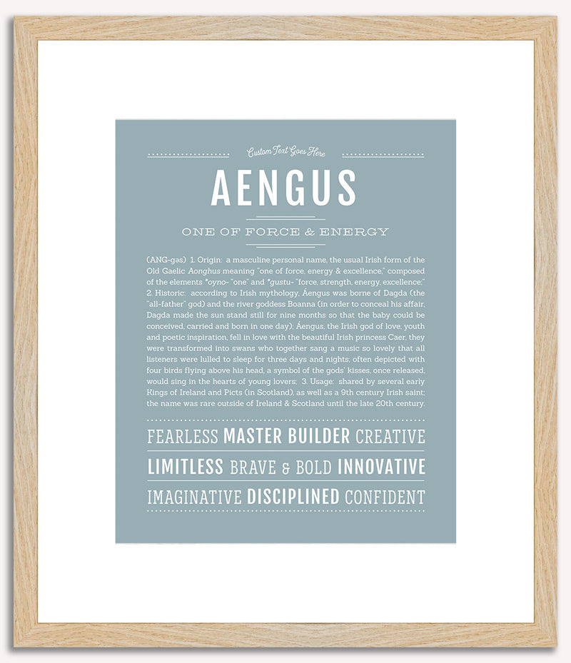 Aengus | Name Art Print