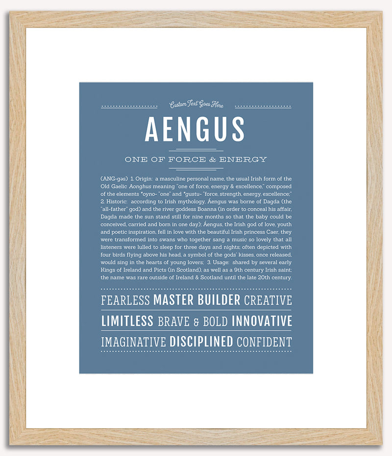 Aengus | Name Art Print