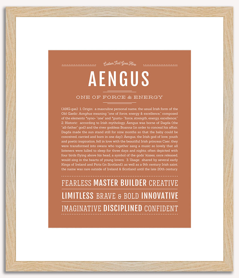 Aengus | Name Art Print