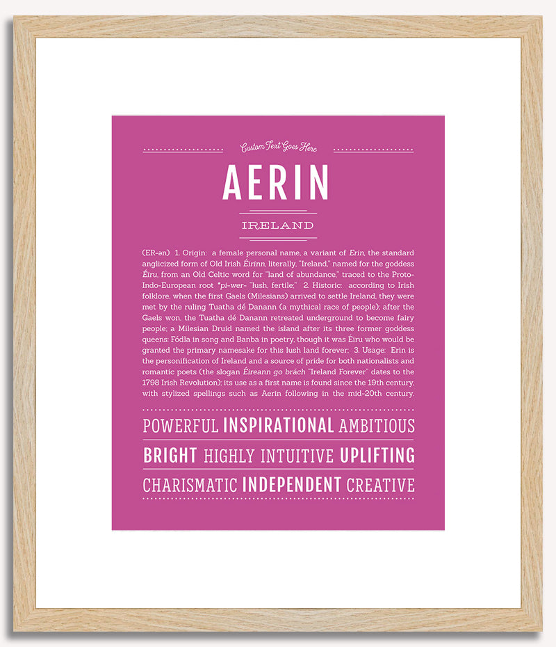 Aerin | Name Art Print