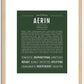 Aerin | Name Art Print