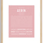 Aerin | Name Art Print