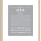 Aerin | Name Art Print