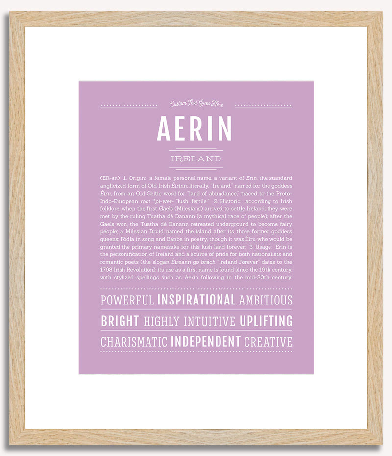 Aerin | Name Art Print