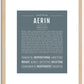 Aerin | Name Art Print